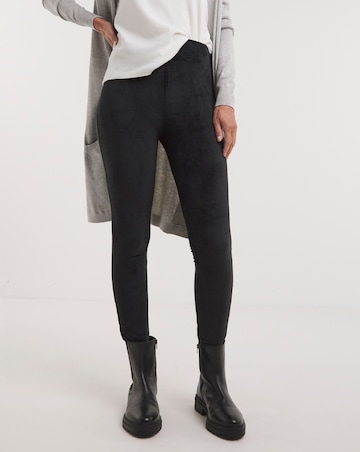 Black Cord Leggings