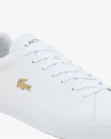 Lacoste Lerond Set Leather Trainer - White