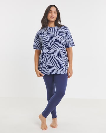 Palm Print Value Pyjama Legging Set