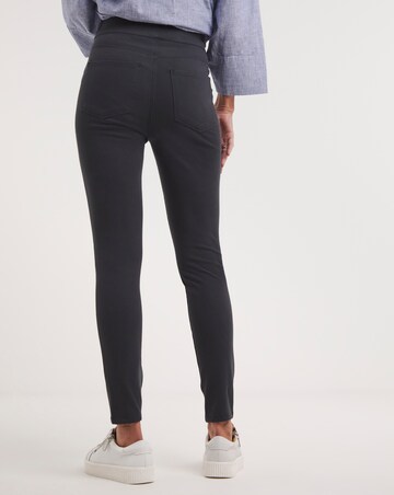 Grey Stretch Skinny Jersey Denim Jegging