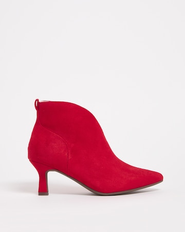 Candy Kitten Heel Shoe Boot - Wide Fit (E)