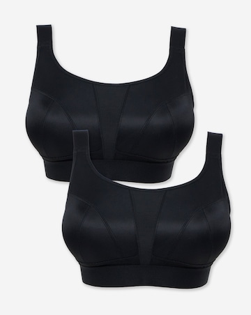 Pretty Secrets (2 Pack) Medium Control Sports Bras