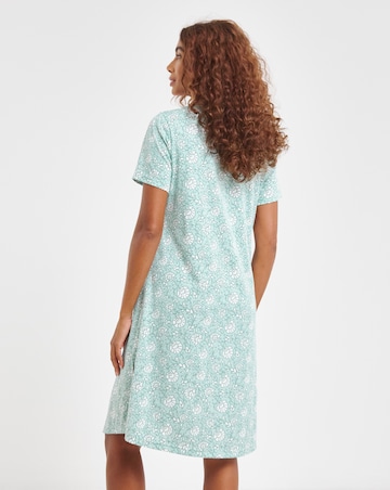 Value Short Sleeve Nightie Floral Print