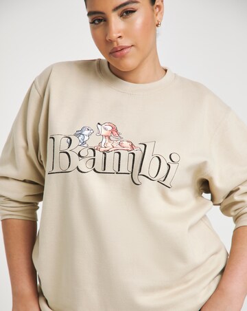 Simply Be Sand Bambi License Sweatshirt