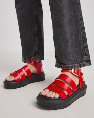 Heavenly Feet Saffron Fisherman Chunky Sandals Ex Wide Fit