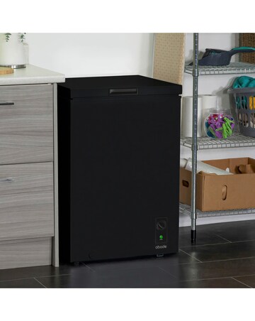 Abode A99CF0E1B Chest Freezer 99L Black + Install