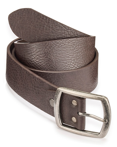 Leather Jeans Belt - Brown
