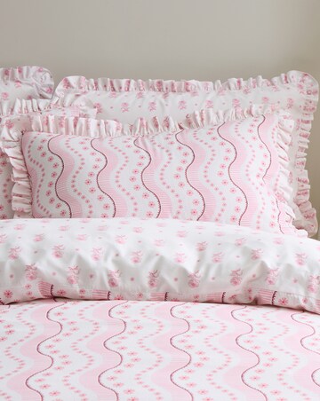 Cath Kidston Spitalfield Silk Stripe 100% Cotton Duvet Cover Set