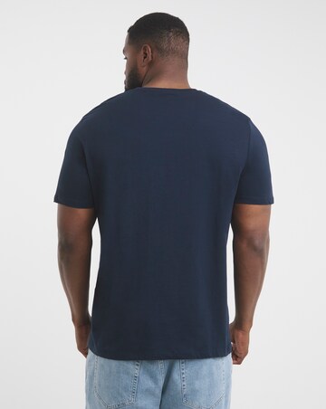 Jack & Jones Floral Logo T-Shirt 2 Pack - Navy