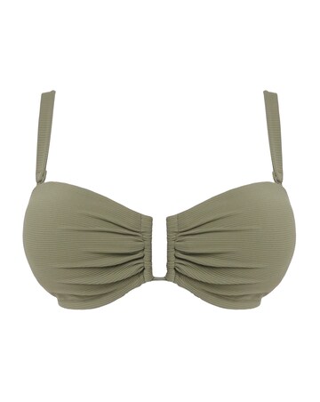 Anthology X Magisculpt Non Wire Ribbed Bandeau Bikini Top
