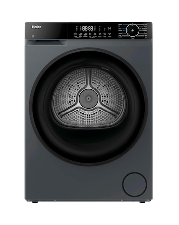 Haier X5 HD80-D357GU1-UK WiFi Connected 8kg Heat Pump Tumble Dryer - Graphite