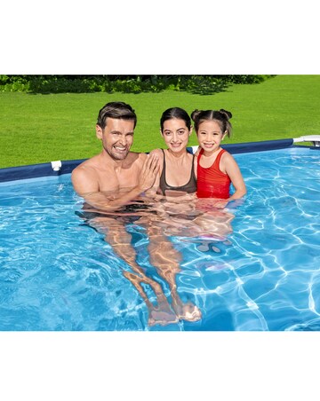 Bestway 9ft 10in Steel Pro Rectangular Pool Set