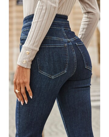 Sosandar Contour Waist Kick Flare Jean