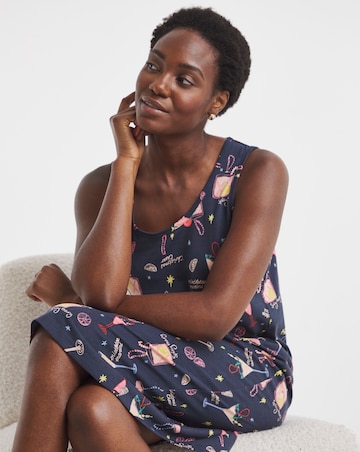 JD Williams Cocktail Print Value Midi Nightie