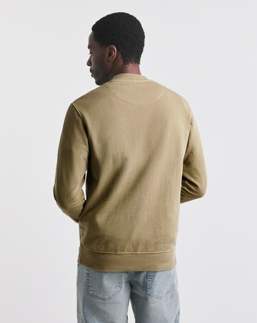 Union Garment Dyed Crew Neck Sweat- Tan