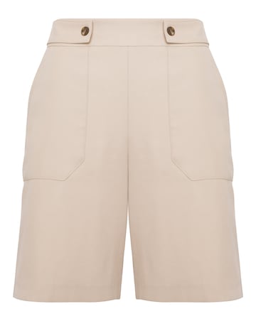 Stone Twill Bermuda Shorts