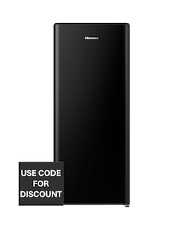 Hisense RR220D4BBE Freestanding Fridge - Black