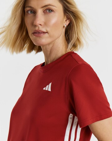 adidas 3 Stripe Crew Neck Top