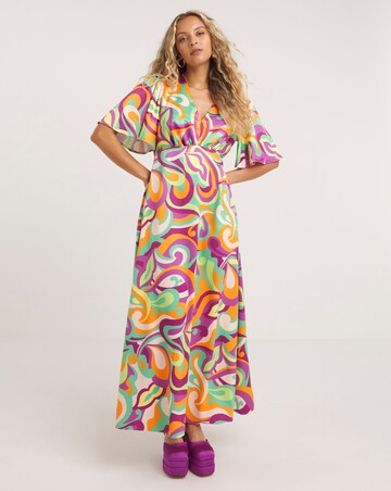 Twisted Wunder Grace Paisley Maxi Dress