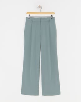 Pleated Wide Leg Trousers
