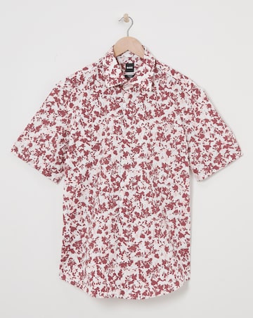 BOSS Floral Printed Short Sleeve Shirt