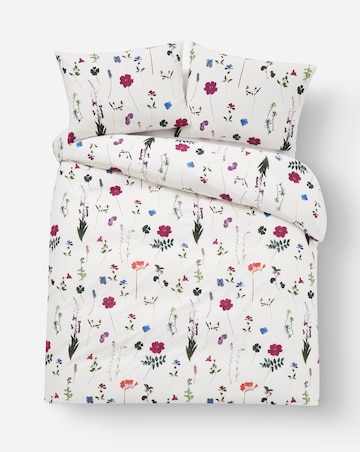 Nia Pressed Floral Duvet Cover Set