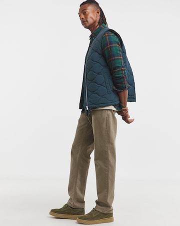 Timberland Mid-Weight Flannel Check Shirt - Green
