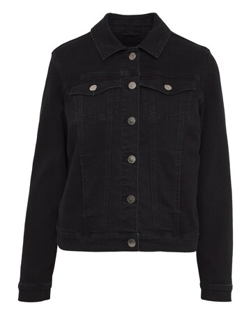 Black Western Denim Jacket