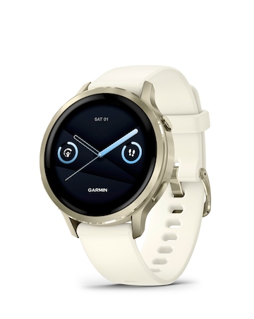 Garmin Venu 4 41mm GPS Smart Watch - Lunar Gold/Bone