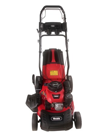 Webb Dynamic 46cm Self Propelled Petrol Lawnmower with Metal Deck