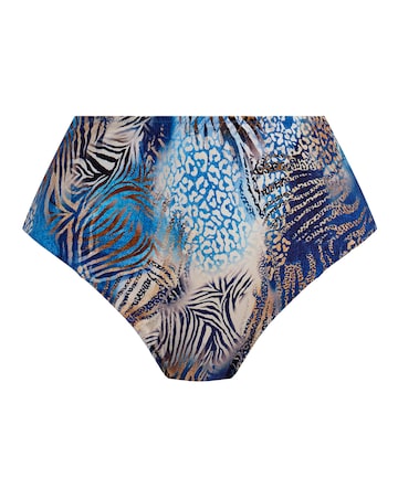 Fantasie Seraya Sands Gathered High Waist Bikini Brief Denim