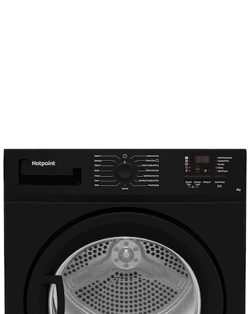 Hotpoint C HD C82 BBGD UK Condenser Tumble Dryer 8kg Black + Install