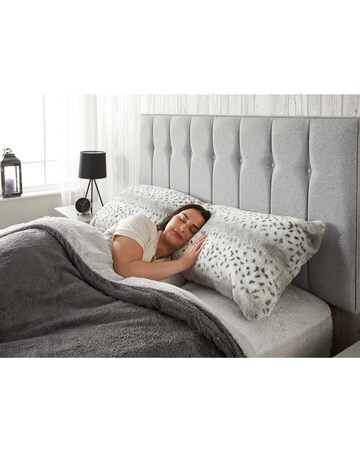 Snow Leopard Bolster Pillow