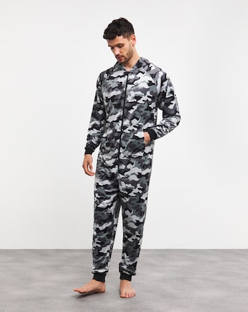 Camo Fleece Onesie
