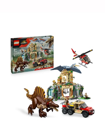 LEGO Jurassic World Spinosaurus & Quetzalcoatlus Air Mission Dinosaur 76976