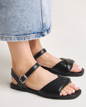 Bibi Soft Padded Ankle Strap Sandals Wide E Fit Simply Comfort