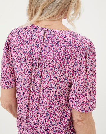 FatFace Lyndy Textured Animal Blouse