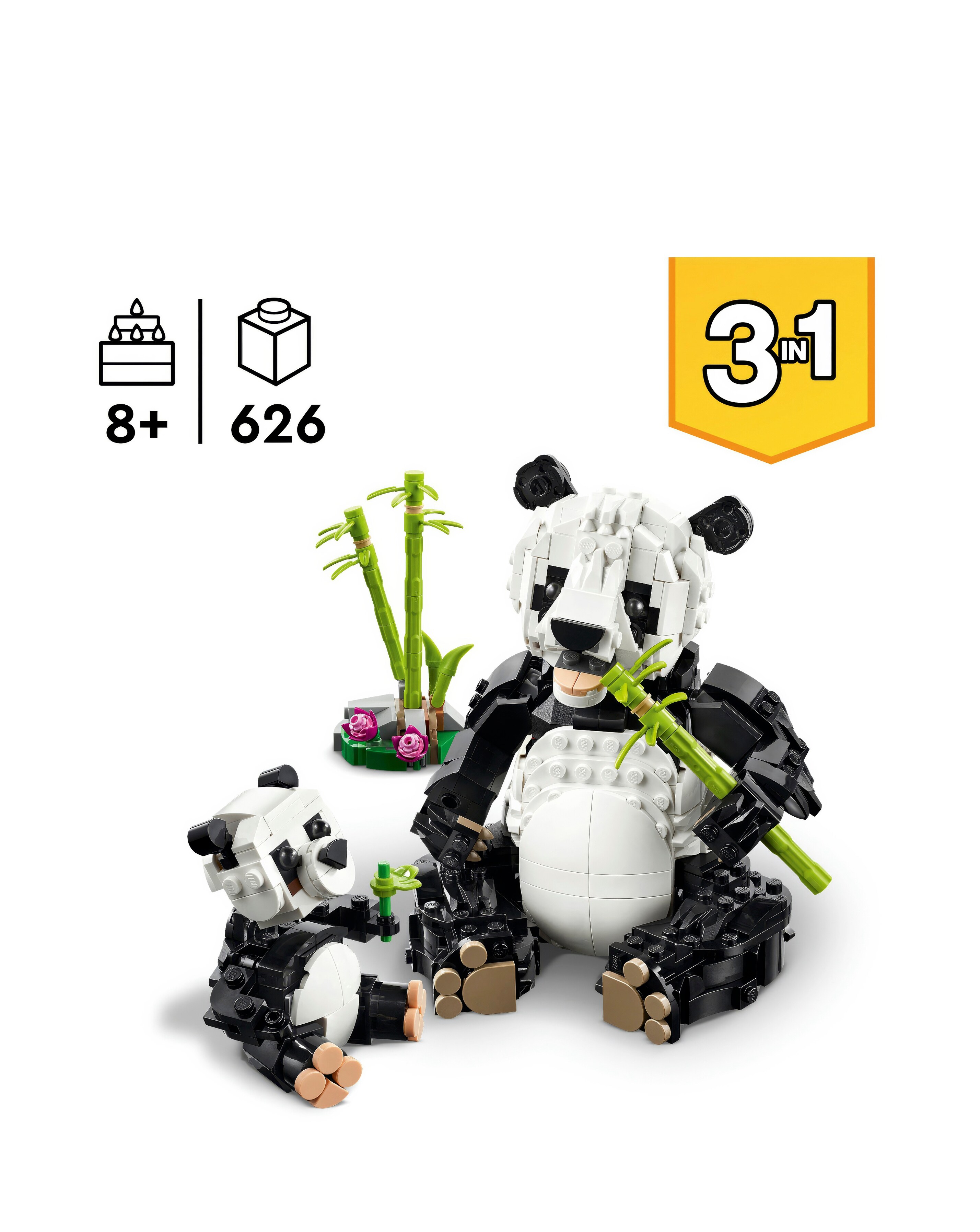 LEGO Creator Wild Animals: Panda Family 31165 | Ambrose Wilson
