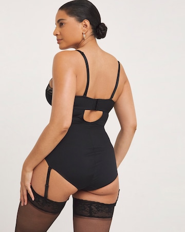 MAGISCULPT Firm Control Lace And Mesh Underwire Padded Multiway Body (B-F) Black