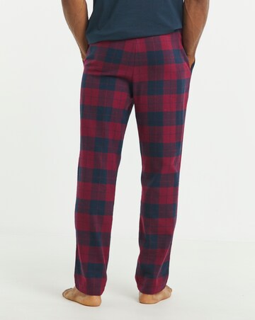 2PK Brushed Flannel Check Loungepants