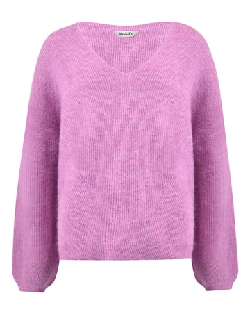 Ro&Zo Slouchy V-Neck Jumper