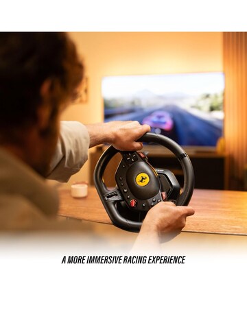 Thrustmaster T98 Ferrari GTB Racing Wheel and Pedal Set for PS5 / PS4 / PC