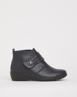 Cushion Walk Touch &amp; Close Ankle Boot Extra Wide EEE Fit