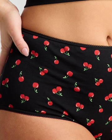 Pretty Secrets 7 Pack Cotton Full Fit Brief Knickers