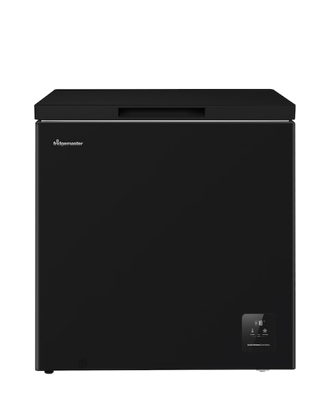 Fridgemaster MCF200EB 198L Freestanding Chest Freezer - Black - E Rated