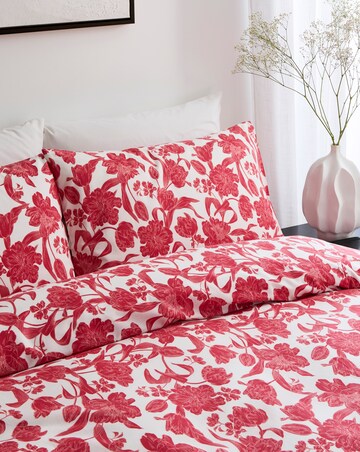 Odette Floral Cotton Blend Duvet Set