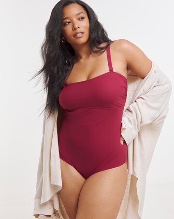 Figleaves Icon V Bar Bandeau Swimsuit