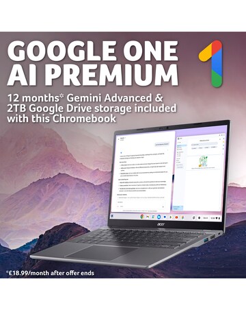 Acer Chromebook Plus 514 - 14in UHD Intel Core i5 8GB 512GB