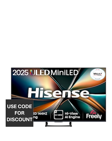 Hisense 50U7QTUK 50in Mini-LED 4K Ultra HD HDR Smart TV