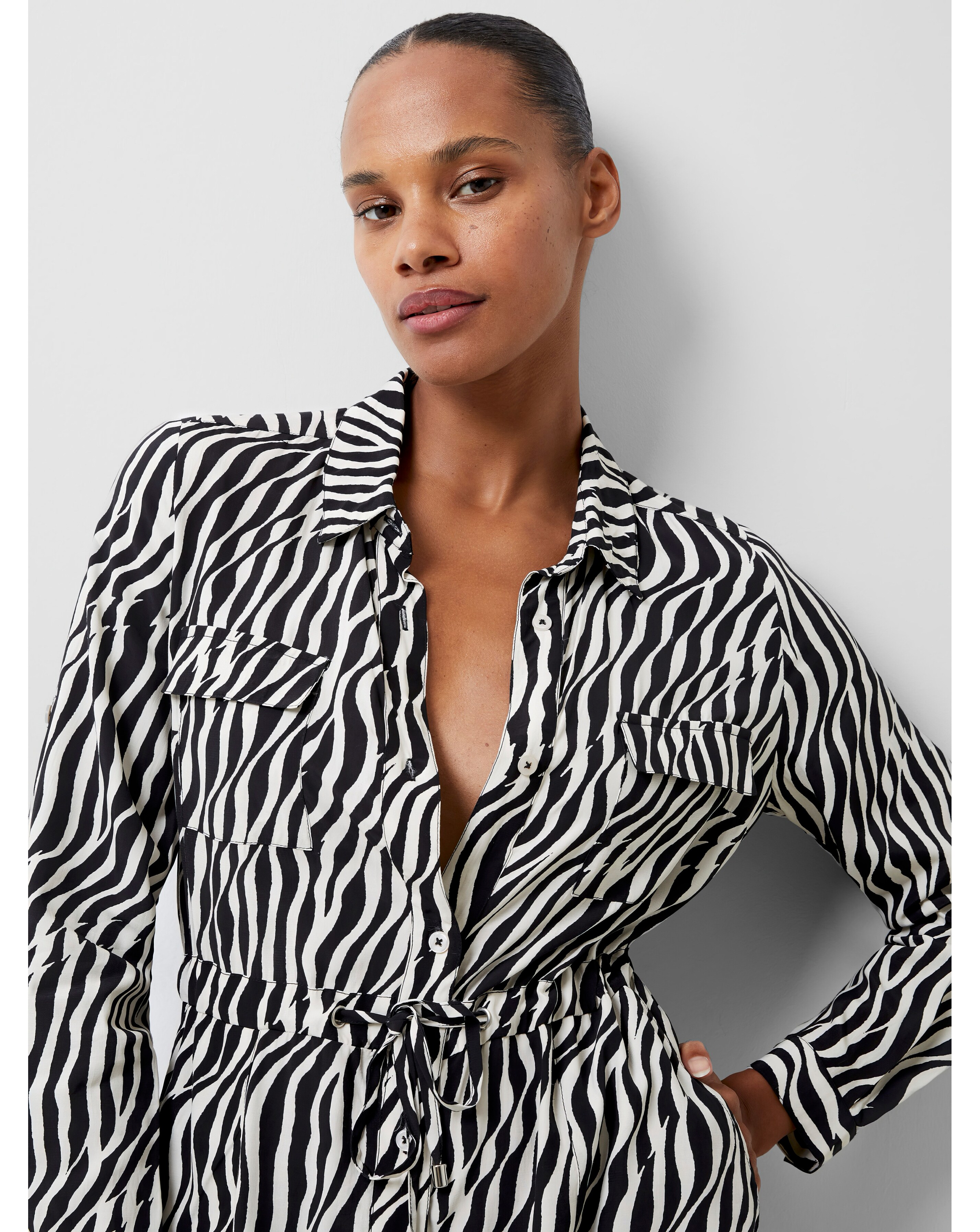 French Connection Zebra Print Dress | Ambrose Wilson